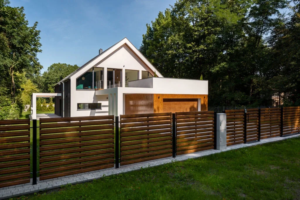 Completed custom fence installation